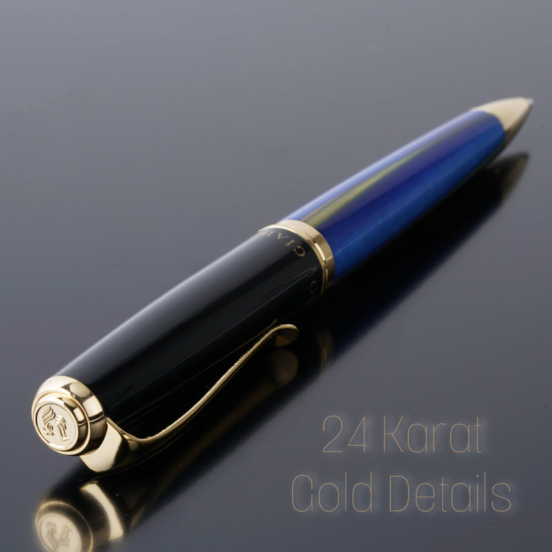 Giabo Kugelschreiber Dreamer in Kombination aus Blau / Braun