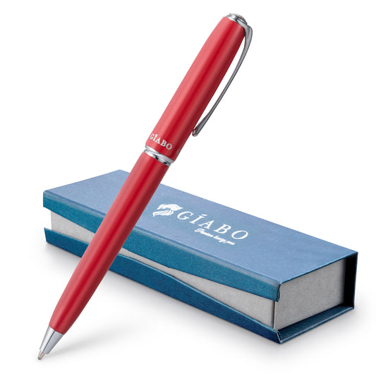 Giabo Kugelschreiber Rainbow - Rot - mit Gravur