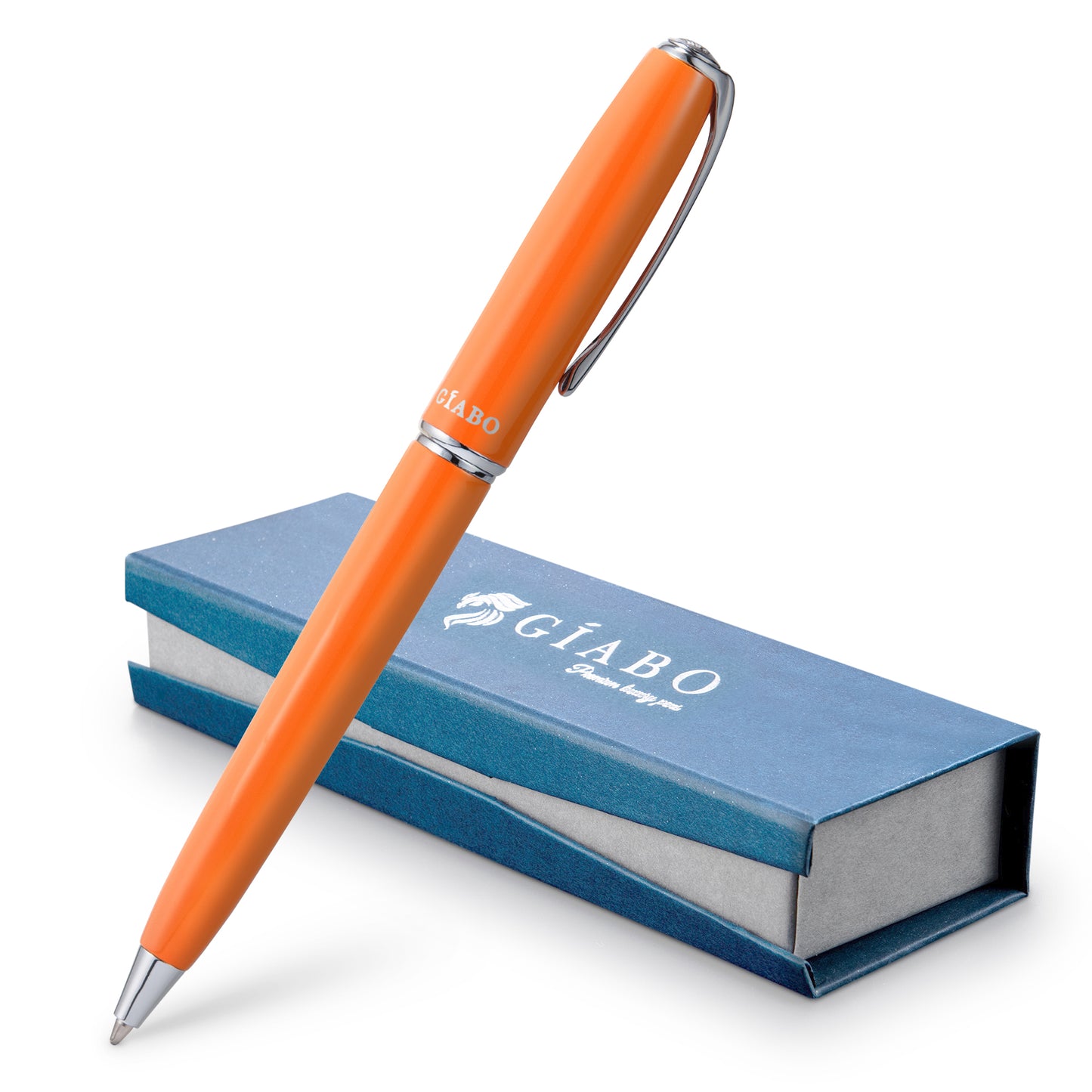 Giabo Kugelschreiber Rainbow - Orange - mit Gravur
