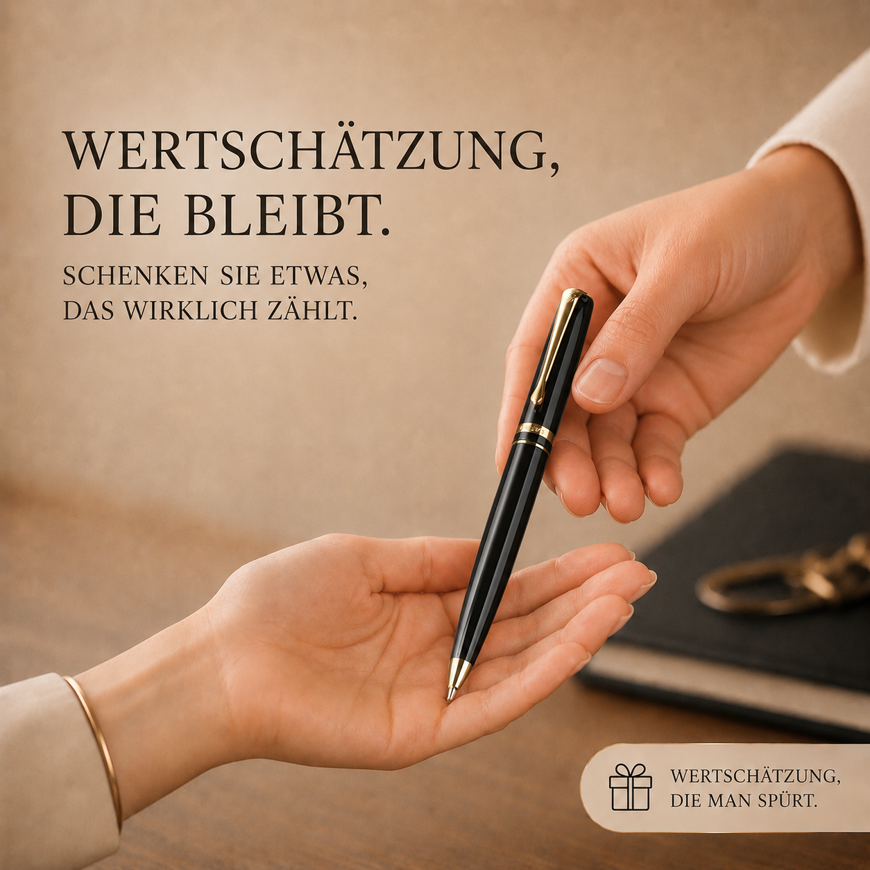 Personalisierter Gíabo Daichi Kugelschreiber mit Gravur als stilvolles Geschenk mit Wertschätzung