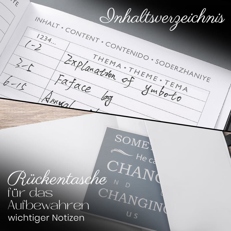 Gíabo Notizbuch Schwarz mit gepunkteten Seiten und Softcover
