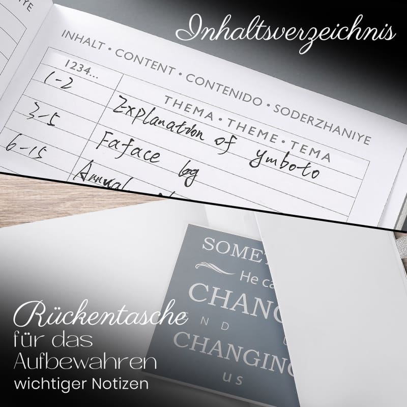 Gíabo Notizbuch Weiß mit gepunkteten Seiten und Softcover