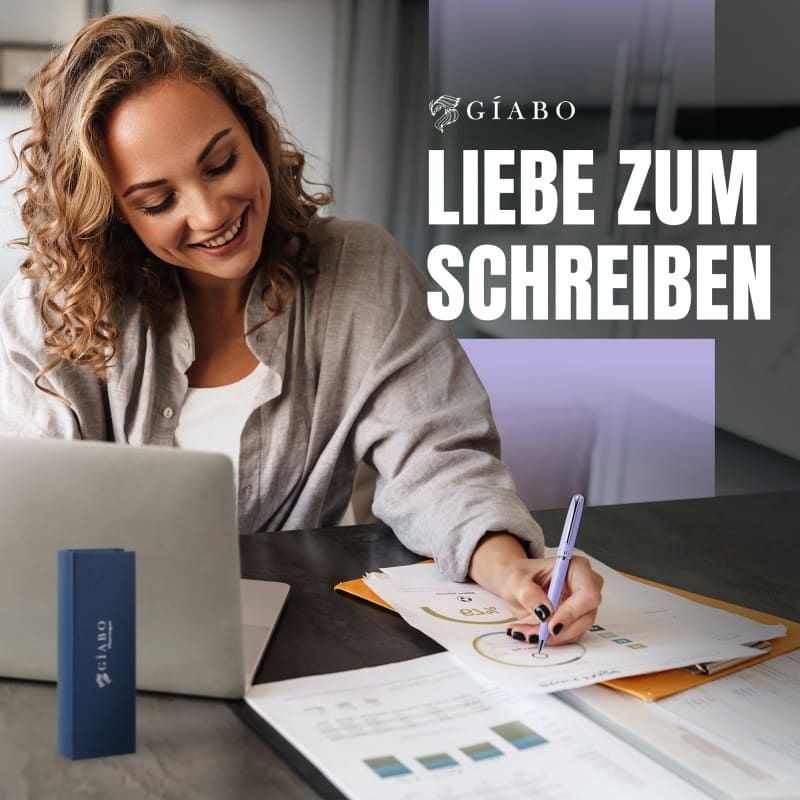 Gíabo Rainbow Kugelschreiber Lila aus Edelstahl