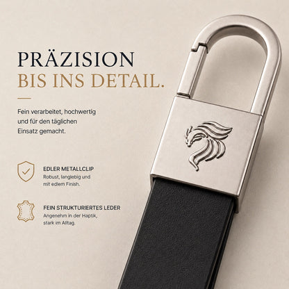 GÍABO Schlüsselanhänger Schwarz – Präzision