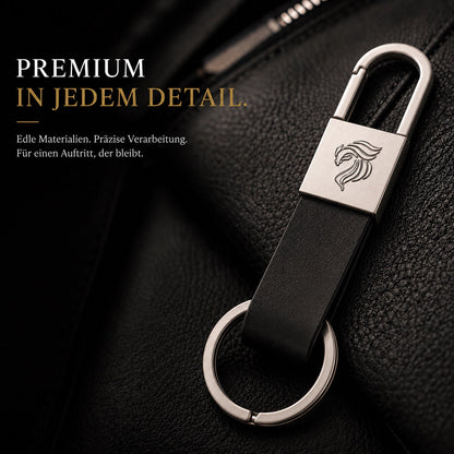 GÍABO Schlüsselanhänger Schwarz – Premium Detail