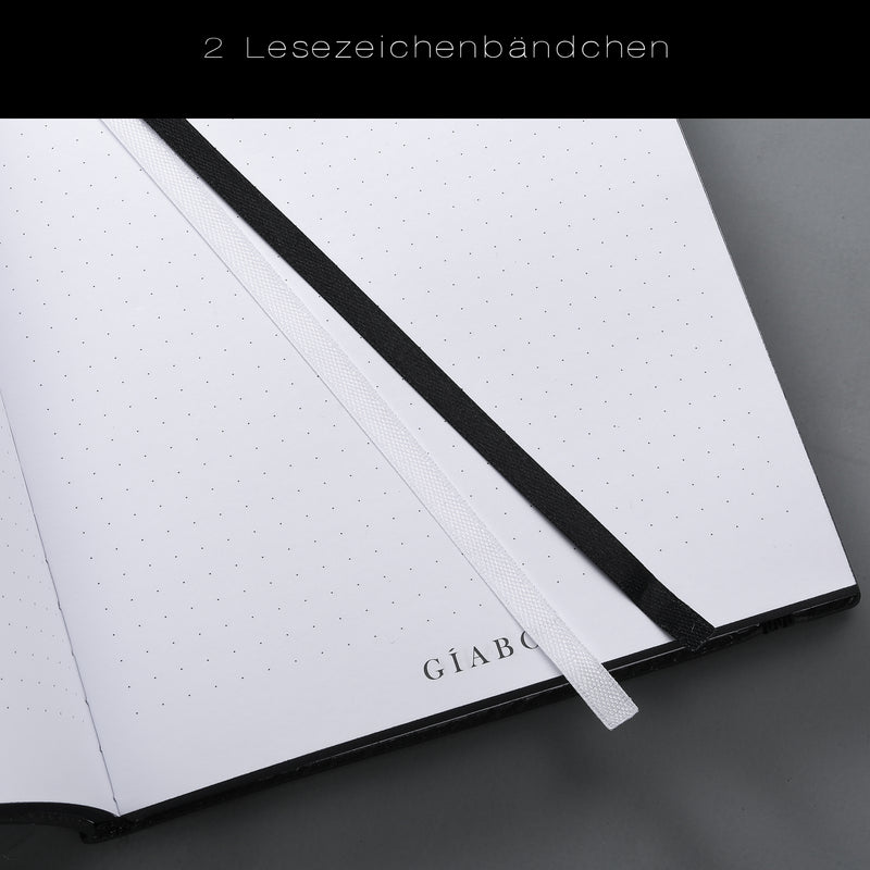 Gíabo Notizbuch in Weiß